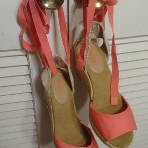 Ladies wedge espedrilles
